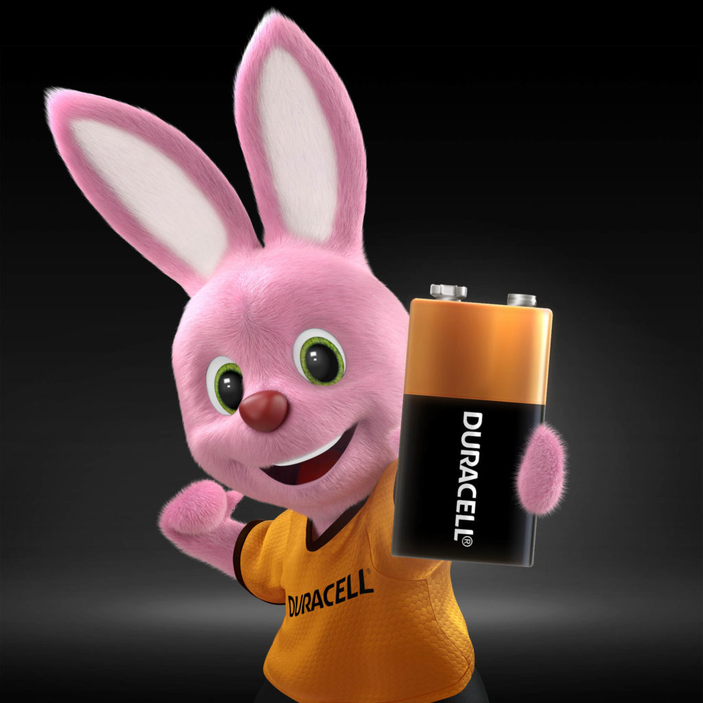 Duracell Bunny introduces 9V Alkaline Battery