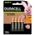 Duracell Rechargeable AAA sized Batteries in a 4-piece pack