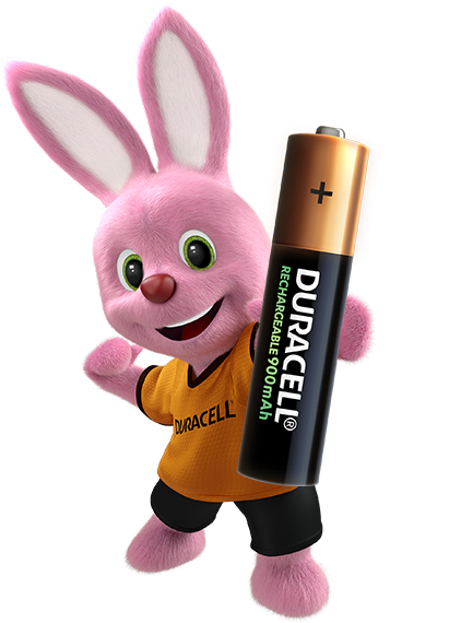 Duracell Bunny introduces Rechargeable AAA 900mAh Battery